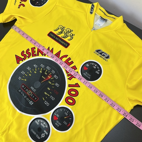 Louis Garneau Yellow 1/2 Zip Bicycle Cycling Top XXL - Picture 3 of 16